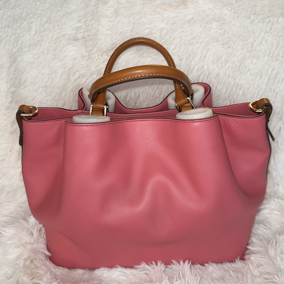 Dooney & Bourke Large Barlow in Bubble Gum - Picture 2 of 16